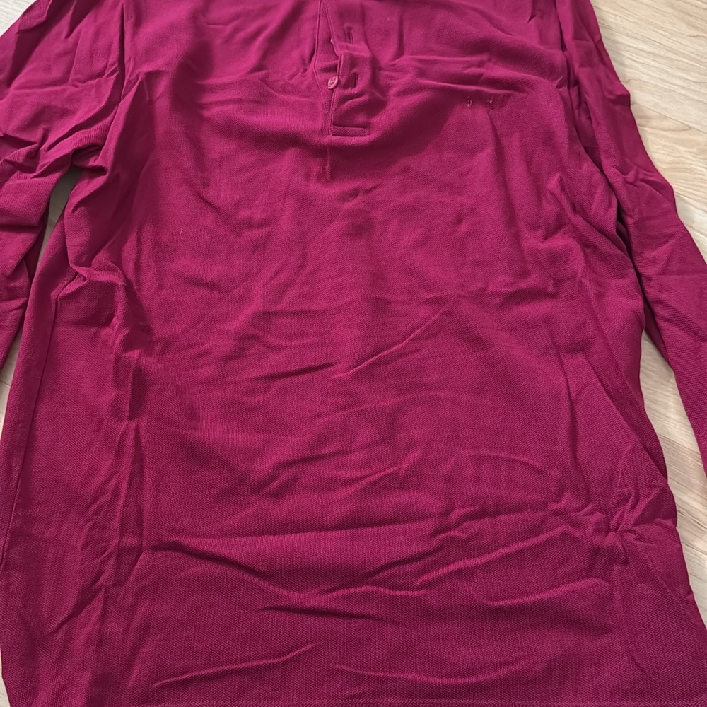 Burgundy Long Sleeve Shirt
